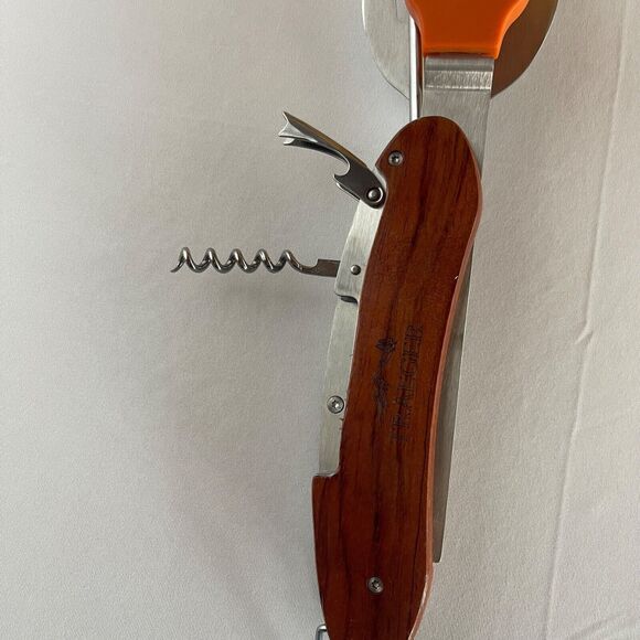 Traeger  BAC461 4-in-1 Grill BBQ Tool Stainless‎ Steel Brown Wood Handle - Picture 2 of 8